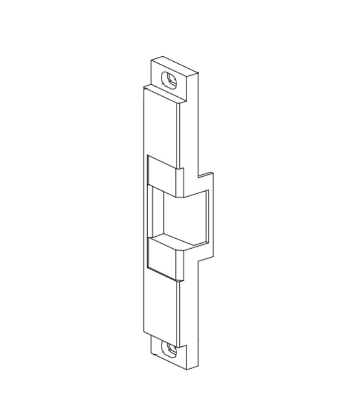 Von Duprin 970303 Electric Strike Faceplate for 6112/6121
