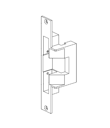 Von Duprin 971385 Electric Strike Faceplate Less Inserts genuine OEM replacement part