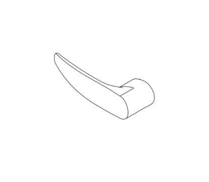 Picture of A30753-00A T-Series Lever - Avalon, Closed - Interior wSet Screw