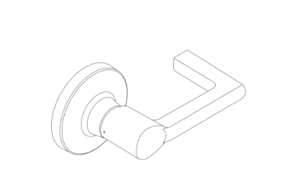 Picture of A31544-00-LON Closed Longitude lever, Inside, w/ Set Screw