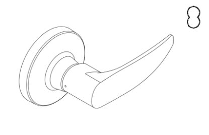 Picture of 030928-001 Lever, Avalon FSIC, Corbin Russwin