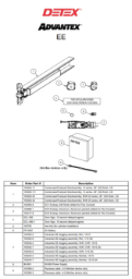 Detex EE Series Parts Diagram