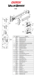 Detex V40 Series Parts Diagram Detex V40 Series Parts Diagram