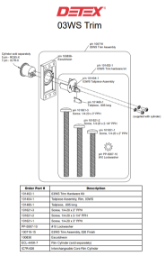 Detex 03WS Parts Diagram