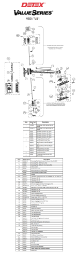 Detex V50 / V51 Series Parts Diagram