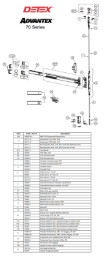 Detex 70 CVR Series Parts Diagram