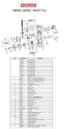Detex 08D/DV Series Parts Diagram