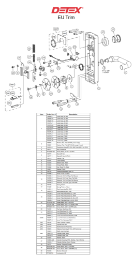 Detex Electric Unlock (EU) Series (LHR Shown) Detex Electric Unlock (EU) Series (LHR Shown)
