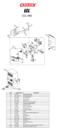 Detex ECL-600 Series Parts Diagram