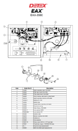 Detex EAX-3500 Series Parts Diagram