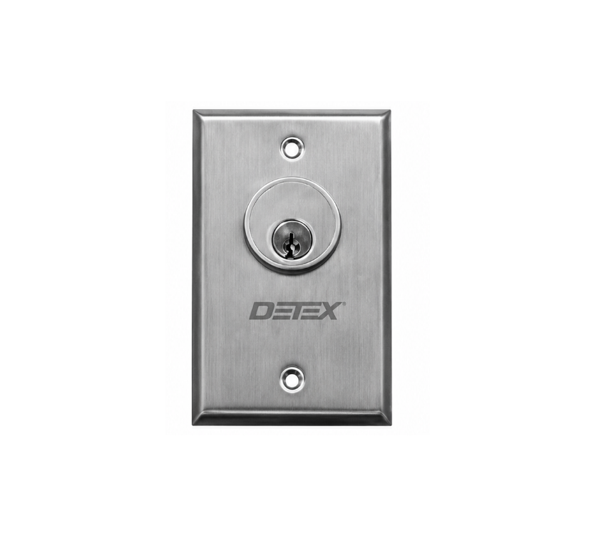Detex CS450 single momentary keyswitch for commercial access control and security system applications