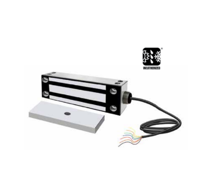 Detex ML-1549WF weatherized face mount electromagnetic lock for outdoor gate security