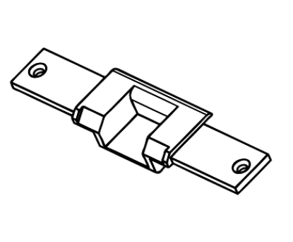 Detex 93 Strike double door strike for 30 Series mortise exit devices
