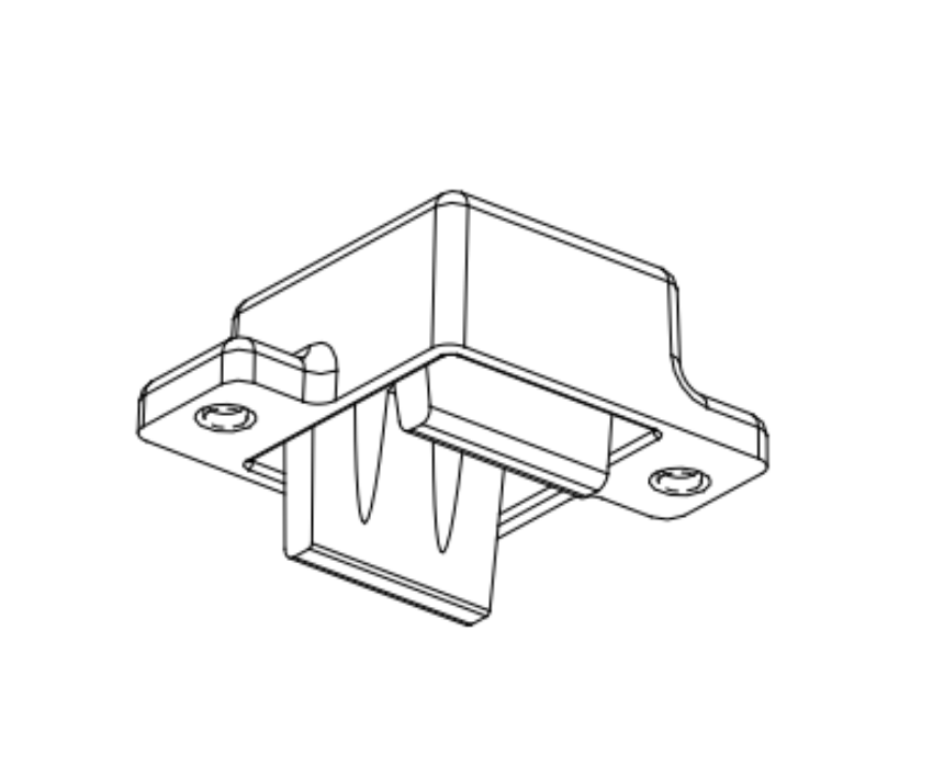 Detex 95T Top Strike for Concealed Vertical Rod Exit Devices