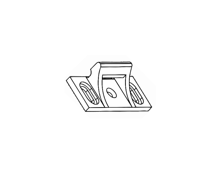 Detex 99 Surface Non-Roller Strike for 10 and 40 Series Rim Exit Devices