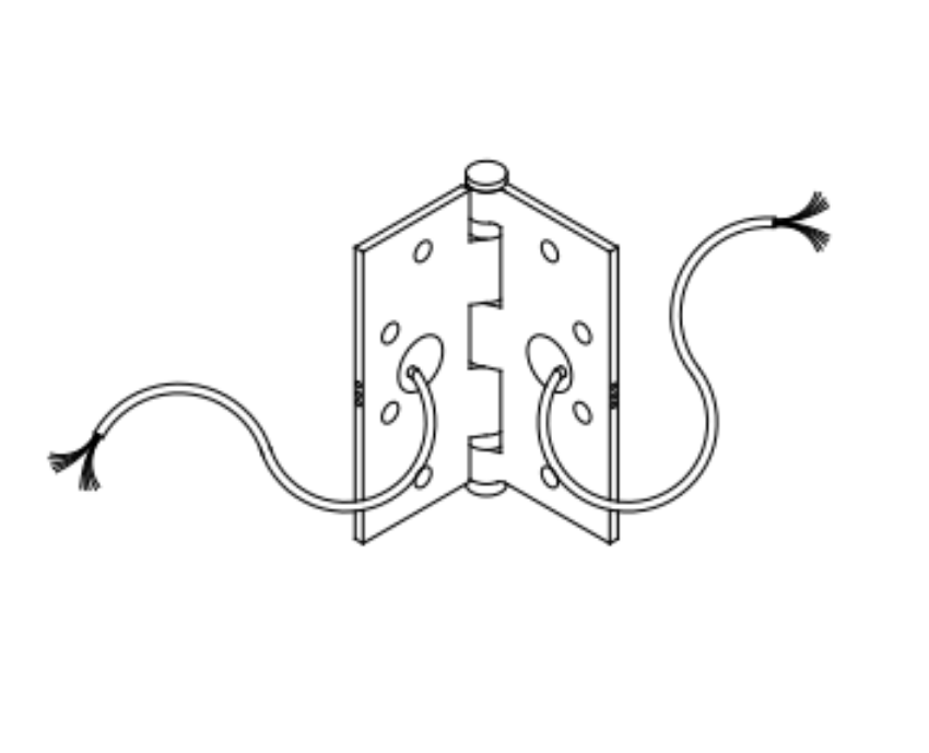 Detex EWH8-626 Five-Knuckle Energy Transfer Hinge