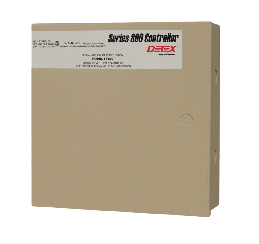 Detex 82-800 logic controller and power supply