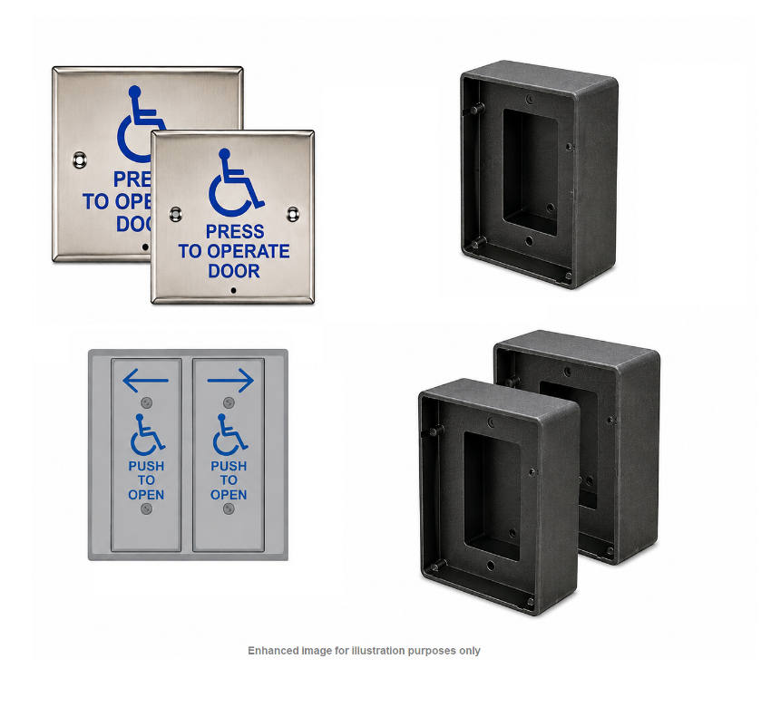 Detex 105387-HSS wired vestibule door kit