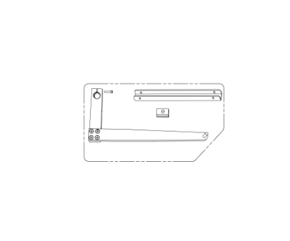 Detex 104797-1 Pull Arm Subassembly for AO19 Automatic Door Operator