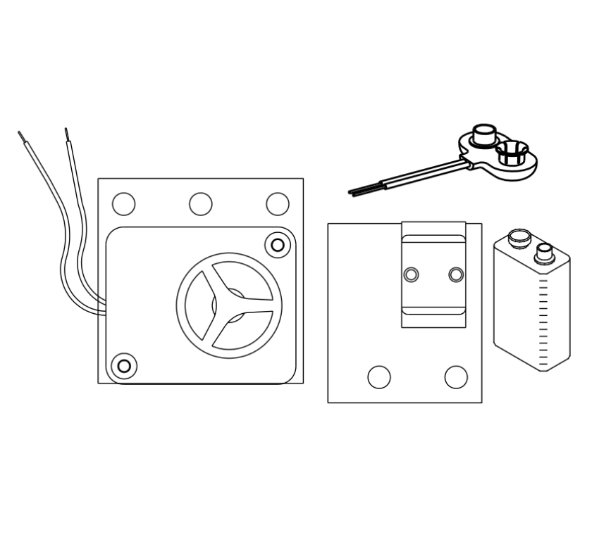 Detex ECL-2111K siren battery conversion kit