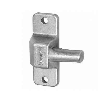 Detex DX1 gray single hinge-side locking dead bolt