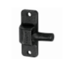 Detex DX1 black single hinge-side locking dead bolt