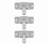 Detex DX3 triple hinge locking dead bolt gray finish