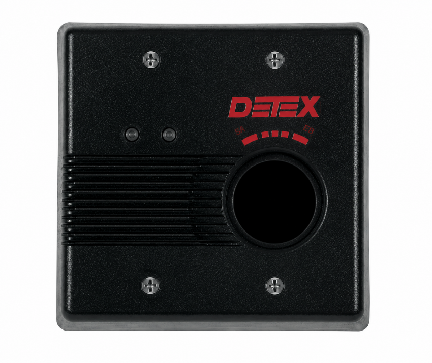Detex EAX-2500FK flush mount exit alarm kit black