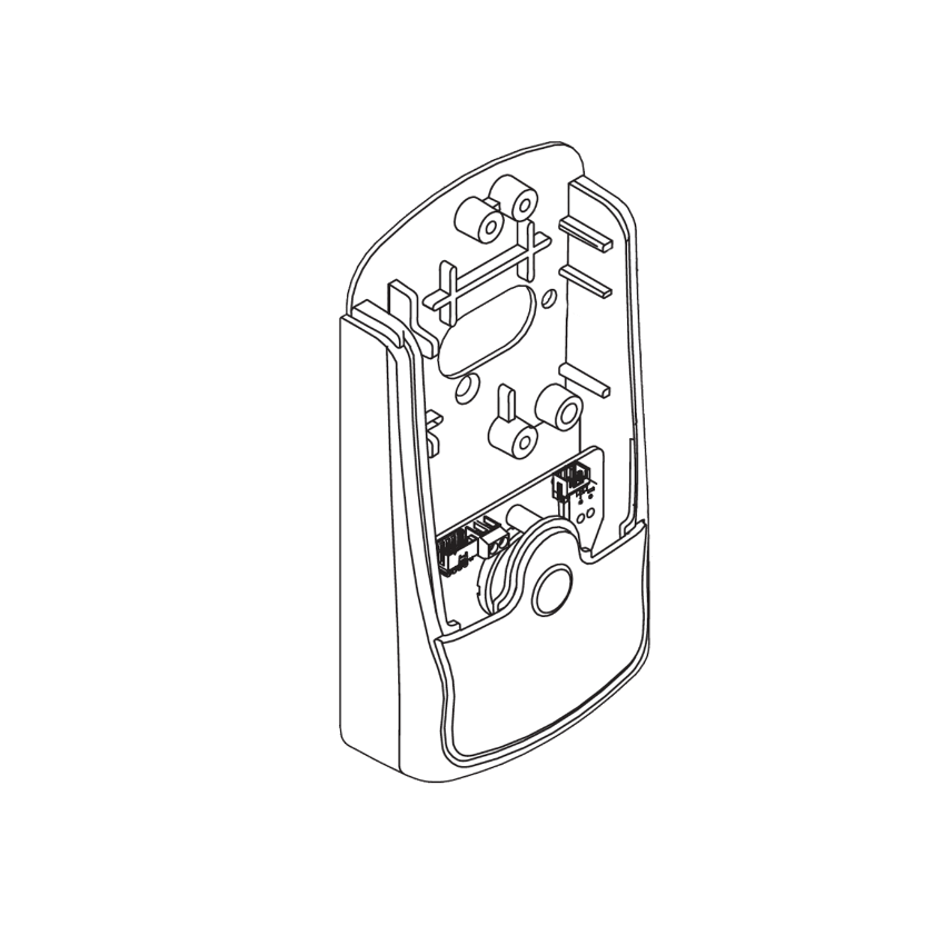 Schlage 23599327 Interior Escutcheon, Non-Privacy