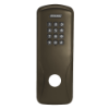 Schlage 47260709 exterior escutcheon in 643E Aged Bronze finish