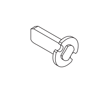 Schlage 47259249 Exterior Spring Cage and Tailpiece Kit