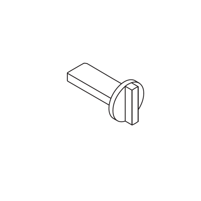 Schlage 47258183 Medeco FSIC J-MED tailpiece
