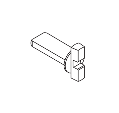 Schlage 47258181 Yale FSIC J-YA6 tailpiece