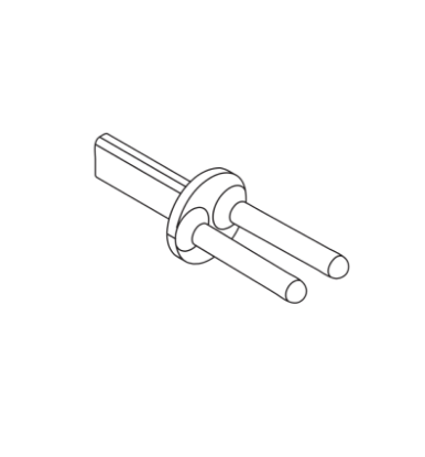 Schlage 23446347 Universal SFIC Tailpiece