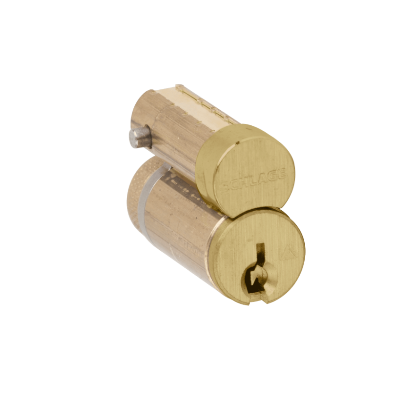 Schlage 23-030 606 Satin Brass Full Size Interchangeable Core
