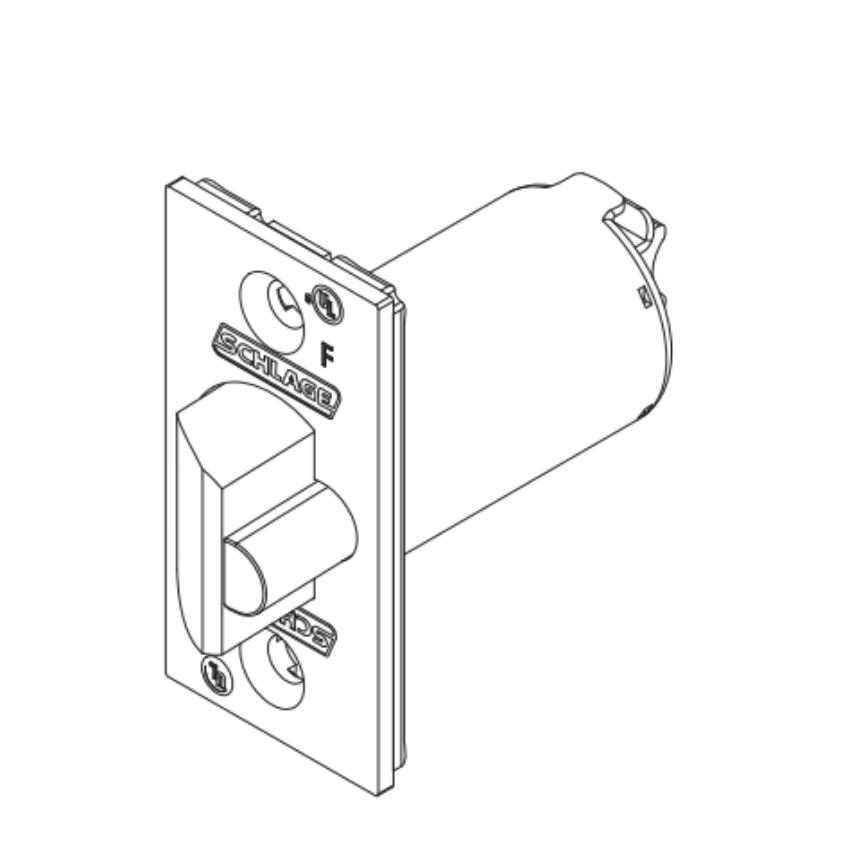 chlage 13-247 1-1/8 x 2-1/4 square corner spring deadlatch