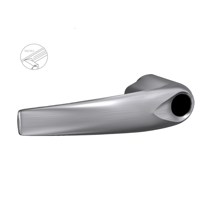 Schlage 03-231-8AT tactile Athens lever less cylinder satin chrome