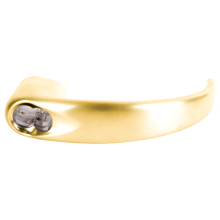 Schlage 03-200-8SP 605 Bright Brass Sparta tactile SFIC lever less core