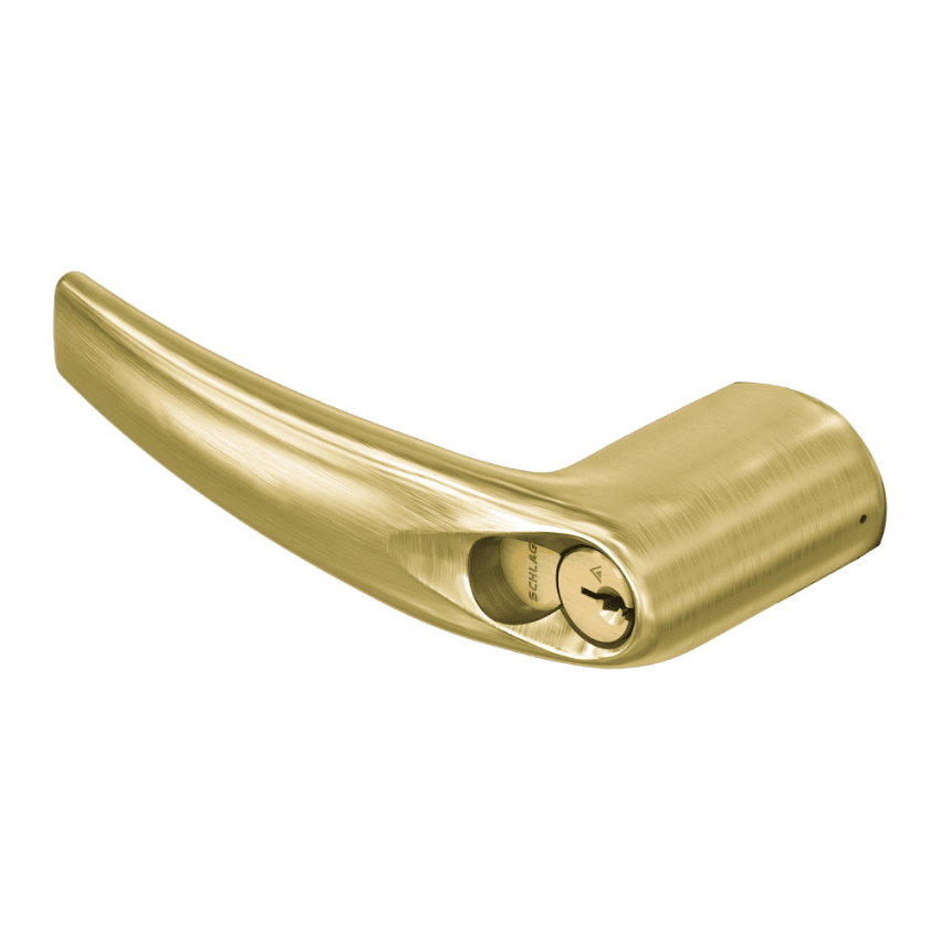 schlage 03-266-8at 606 satin brass athens tactile lever