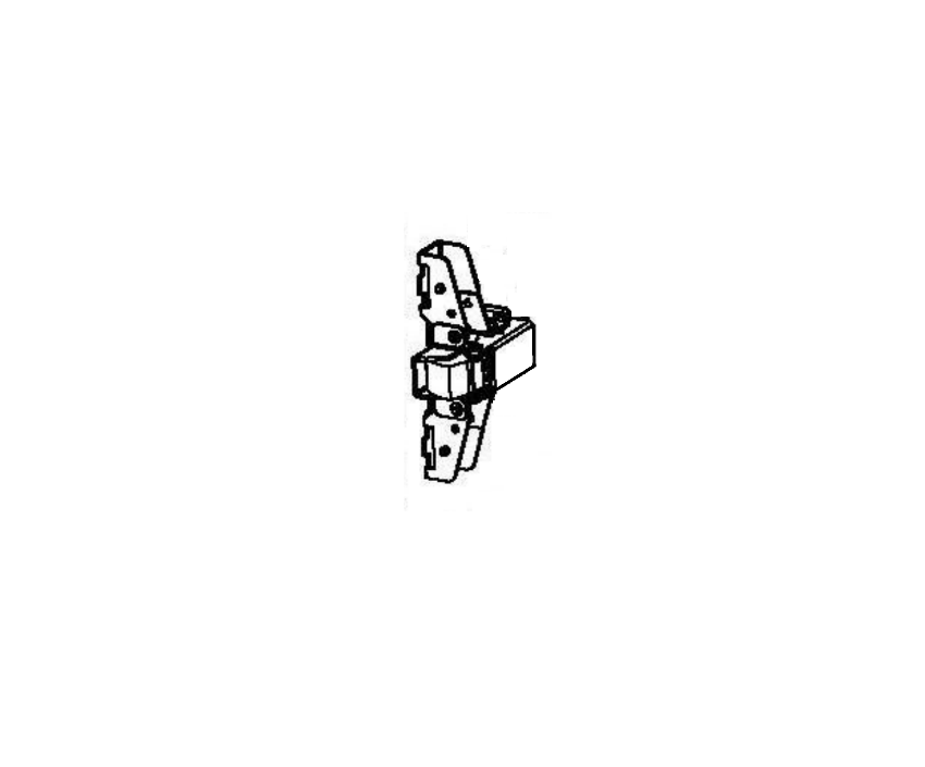 detex 100698-1 narrow stile centercase assembly