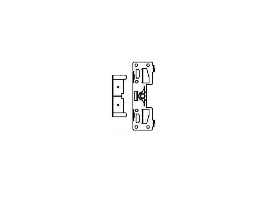 detex 103806-2 wide stile mounting plate and strike locator kit
