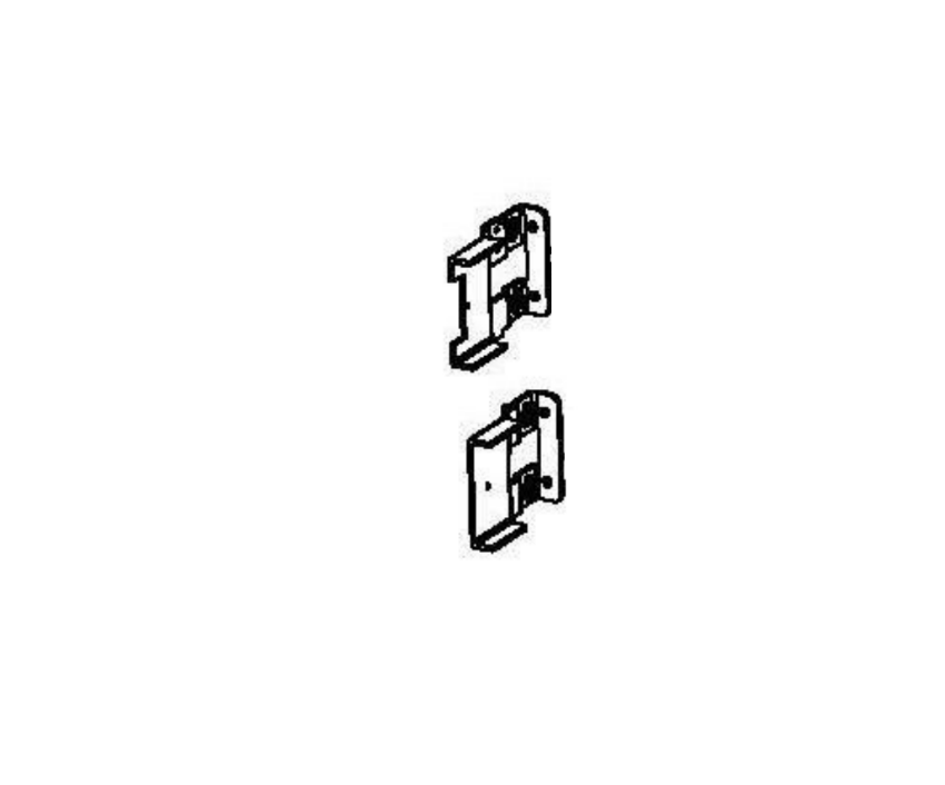 Detex 100147 Endcap Bracket for EC1 Ramped Endcap OEM replacement