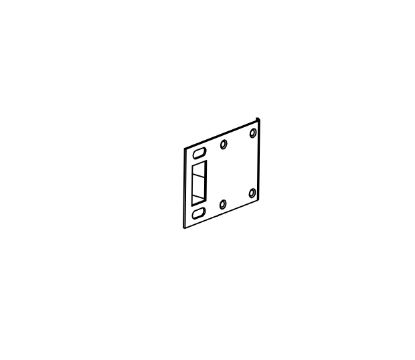 Detex 100481 strike shield
