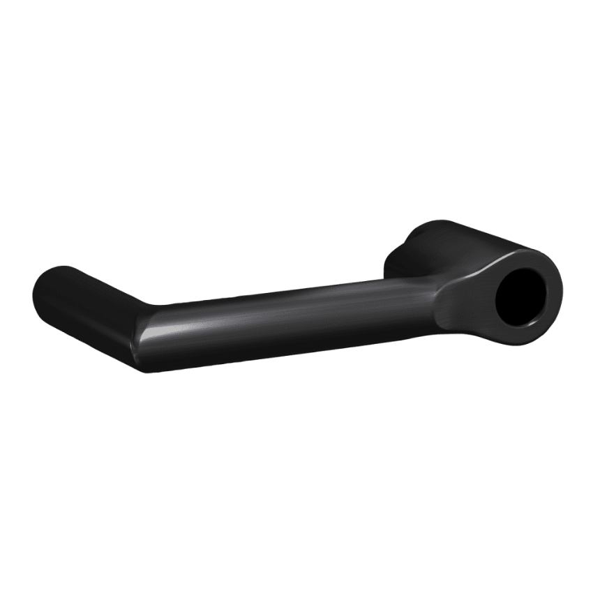 schlage 47258048 622 matte black boardwalk lever less conventional cylinder