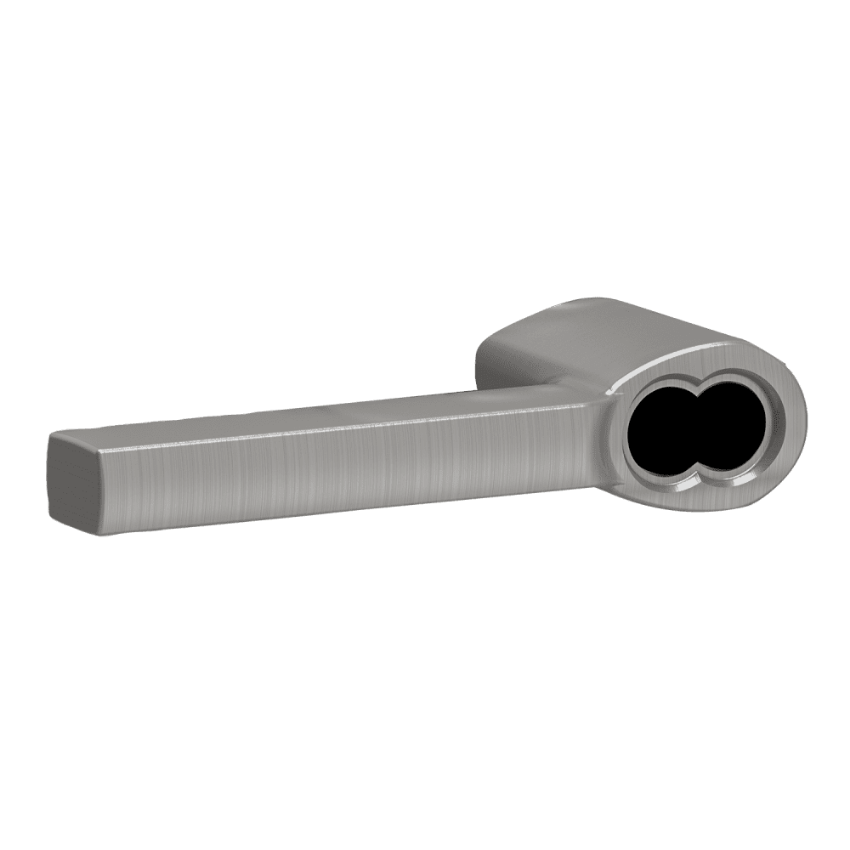Schlage 47258053 Latitude Lever FSIC Less Core 619 Satin Nickel