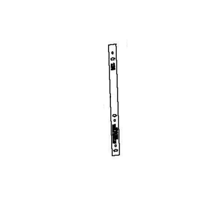 Detex 101716 mylar bottom latch bracket locator