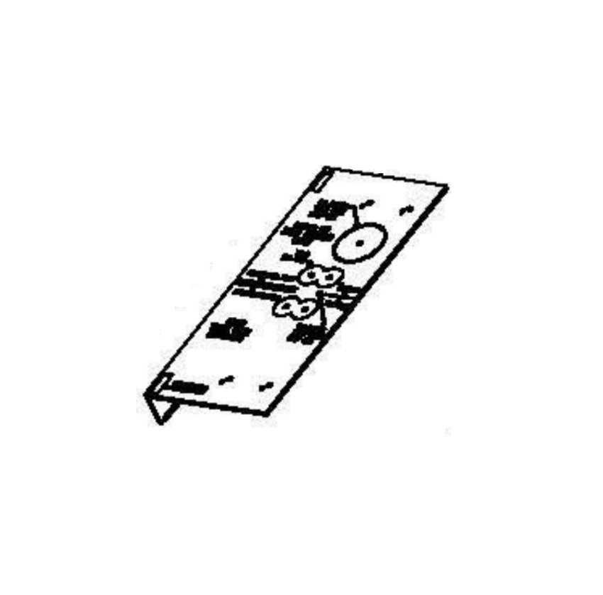 Detex 103285 LHR Mortise Template