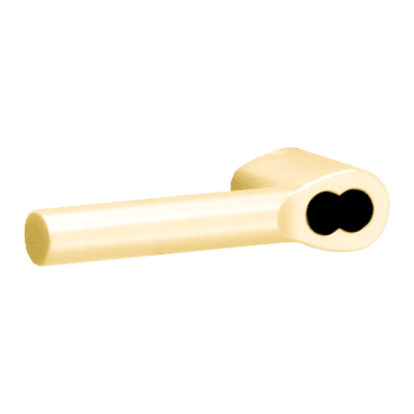 Schlage 47260537 Broadway Tactile Lever SFIC Prep 605 Bright Brass