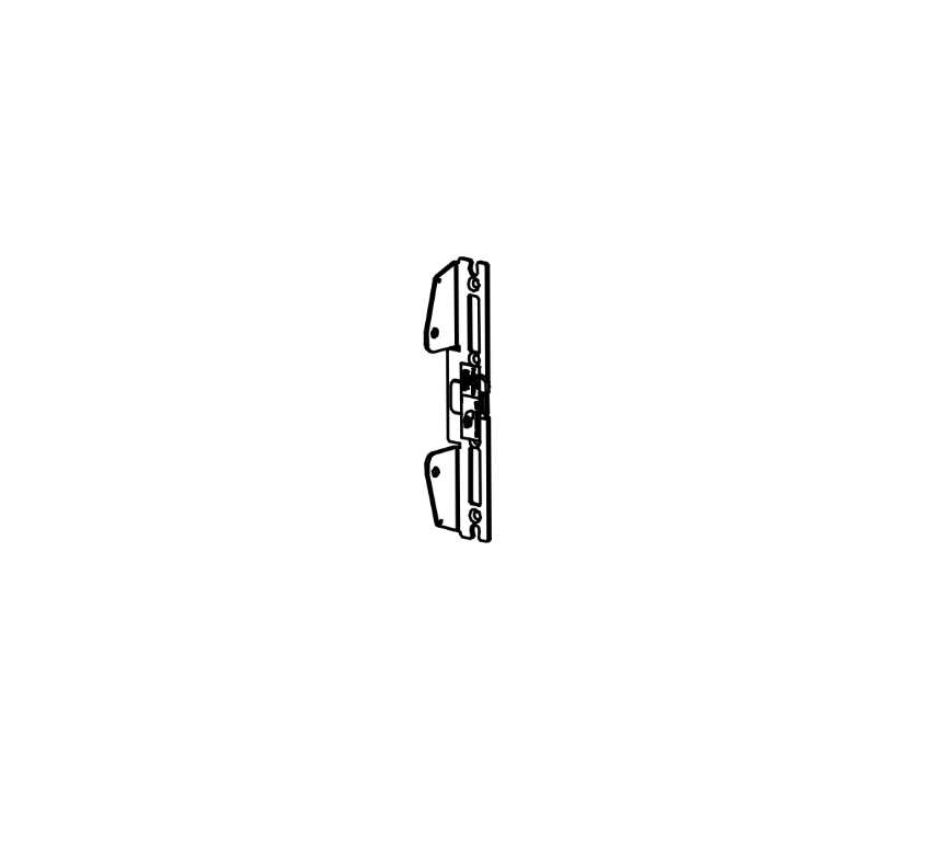 Detex 104148-1 narrow CVR mounting plate BP10