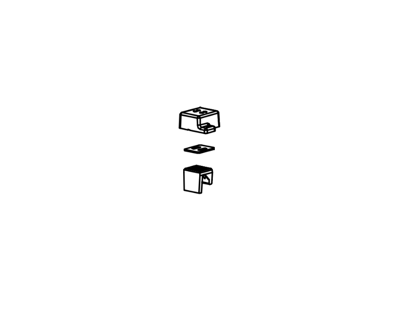 Detex 105257-2 Top Strike Kit